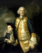 Sir Joshua Reynolds Portrait of Francis Holburne with his son, Sir Francis Holburne, 4th Baronet Germany oil painting artist